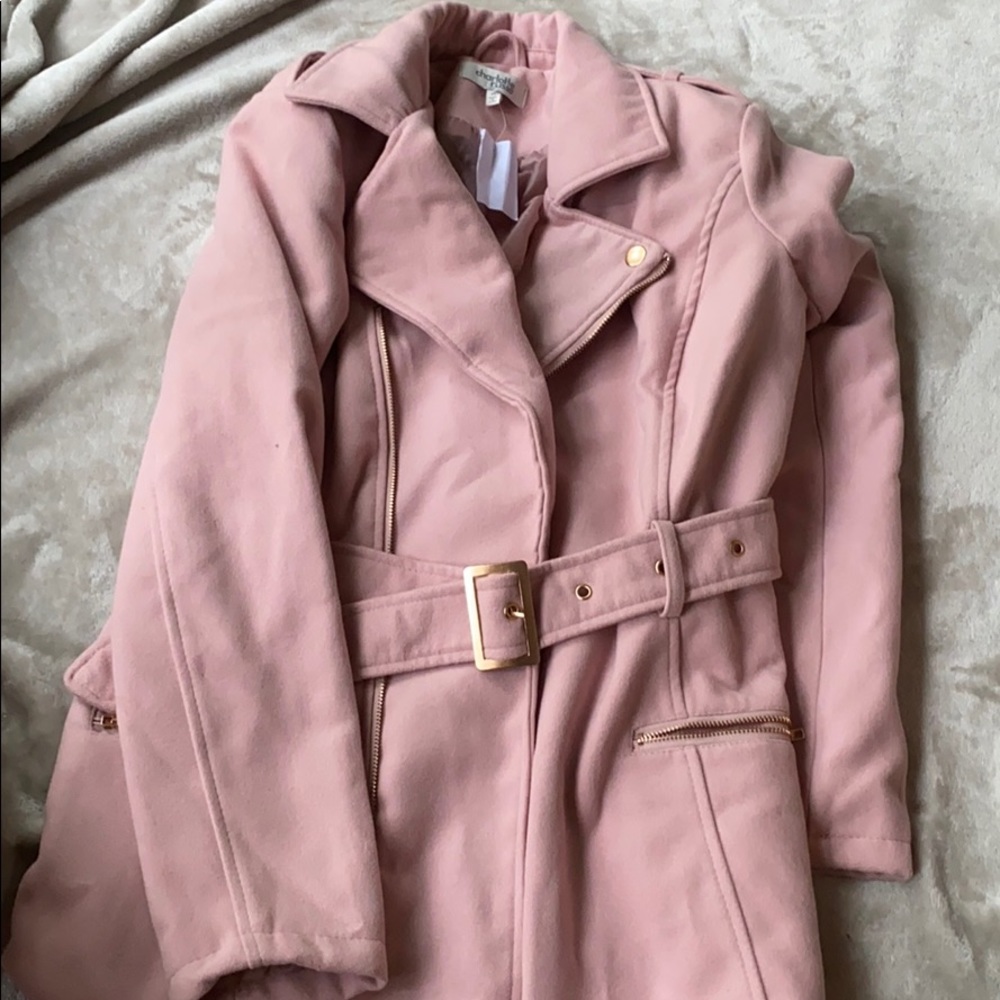 Blush pink Pea Coat